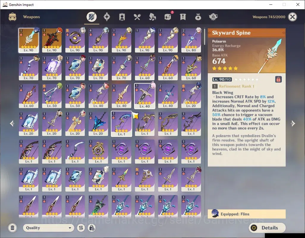 Genshin Impact Accounts ASIA|AR 57|PreTeam Mavuika|10 Limited + 2 (*5Weapo image 4