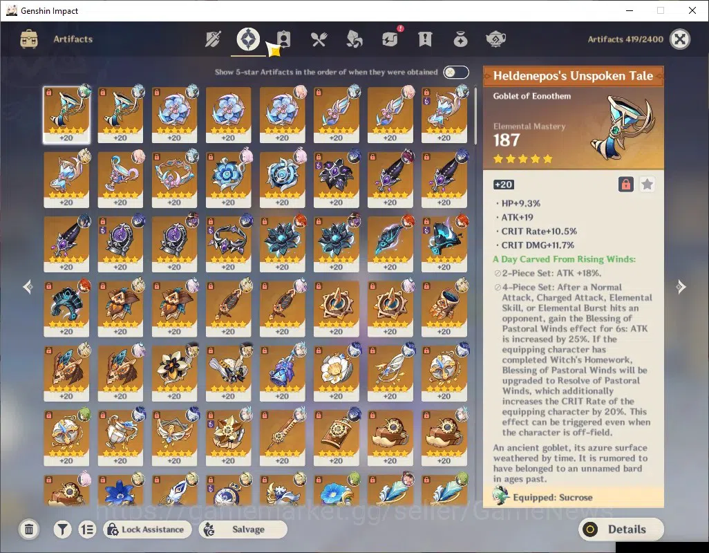 Genshin Impact Accounts ASIA|AR 57|PreTeam Mavuika|10 Limited + 2 (*5Weapo image 5