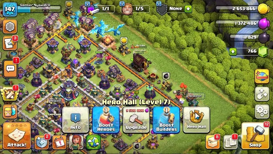 Clash of Clans Accounts LV 147|TH 15-BH 9|HH 7|Limited Skin|BK 37,AQ 57,GW image 7