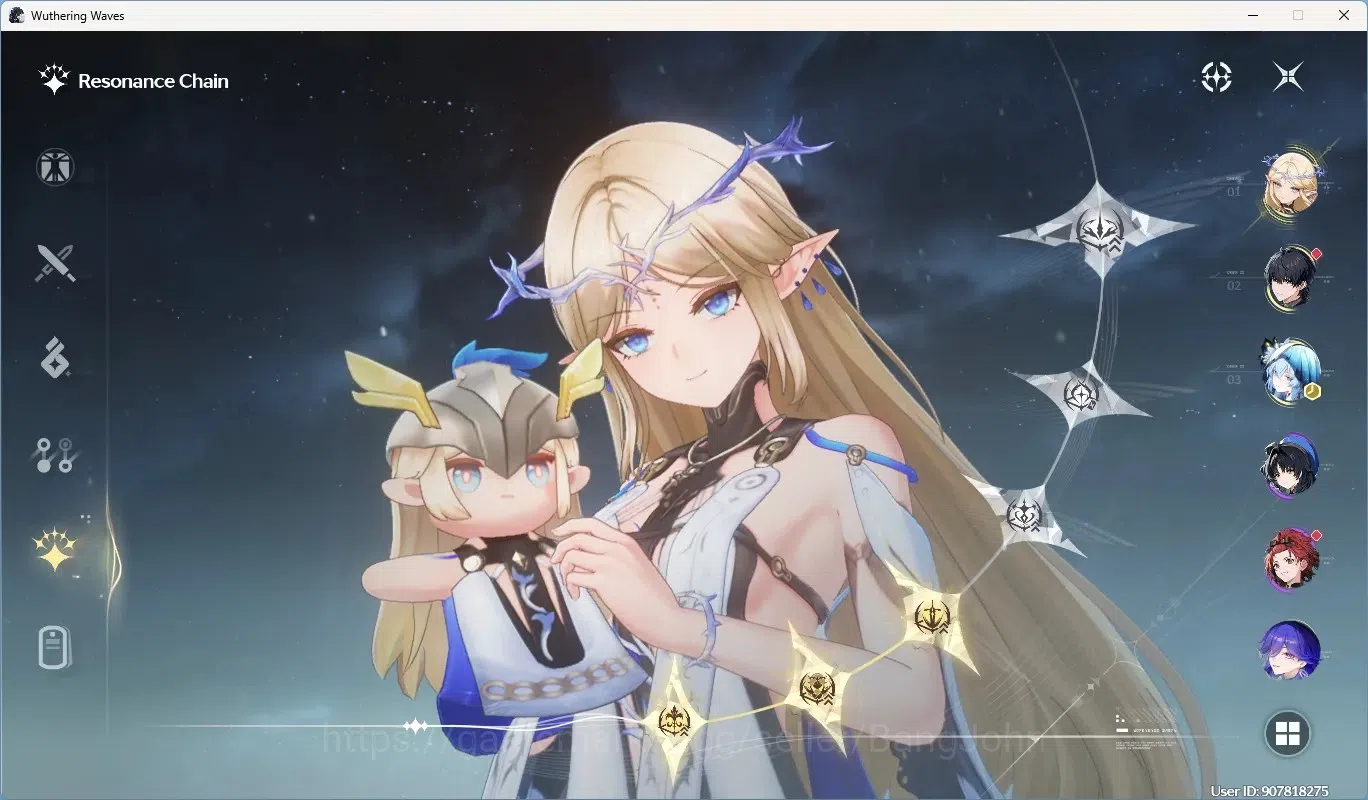 Wuthering Waves Accounts Starter SEA|UL 50|Rank 6|4 Char Limited [Cartethyia Rc3,Lucilla]+Sign,Lucy,Rebecca|Mc Male|TakeMail 19