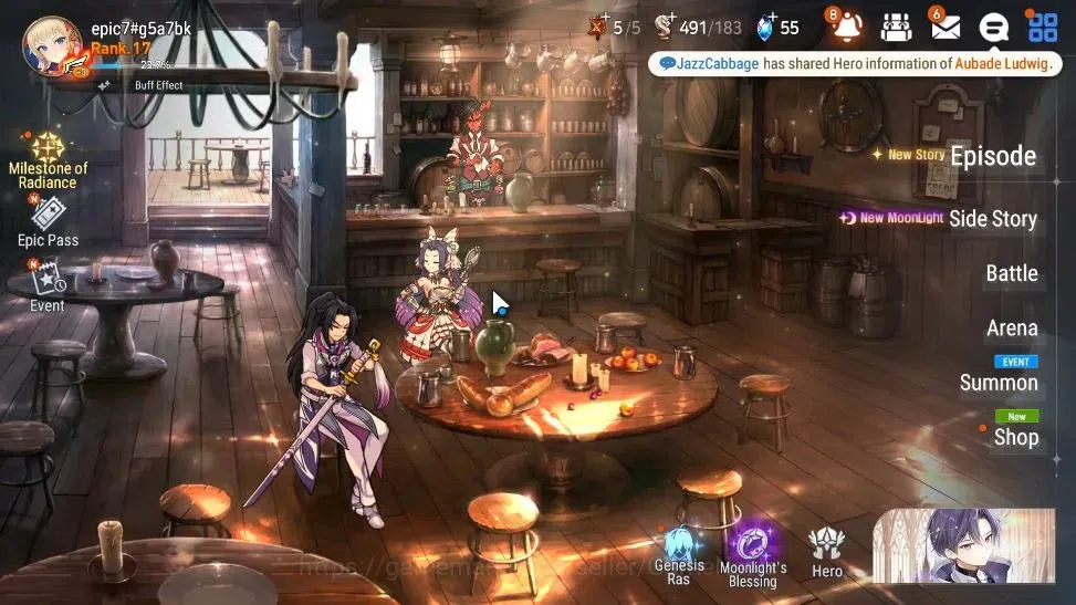 Epic Seven Accounts GLOBAL Unverif|New Era|2 ML(Rhianna&Luciella,Comma image 1