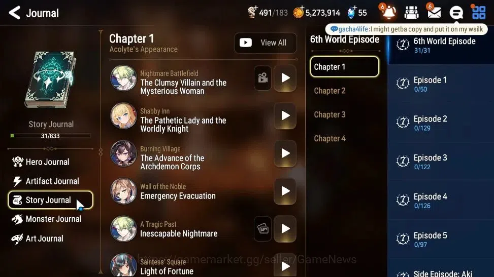 Epic Seven Accounts GLOBAL Unverif|New Era|2 ML(Rhianna&Luciella,Comma image 17