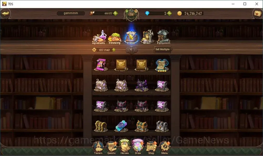 The Seven Deadly Sins: Grand Cross Accounts Global|242 LS|2,1M CC|2 LR+8 UR+Collab ReZero|QDia image 17