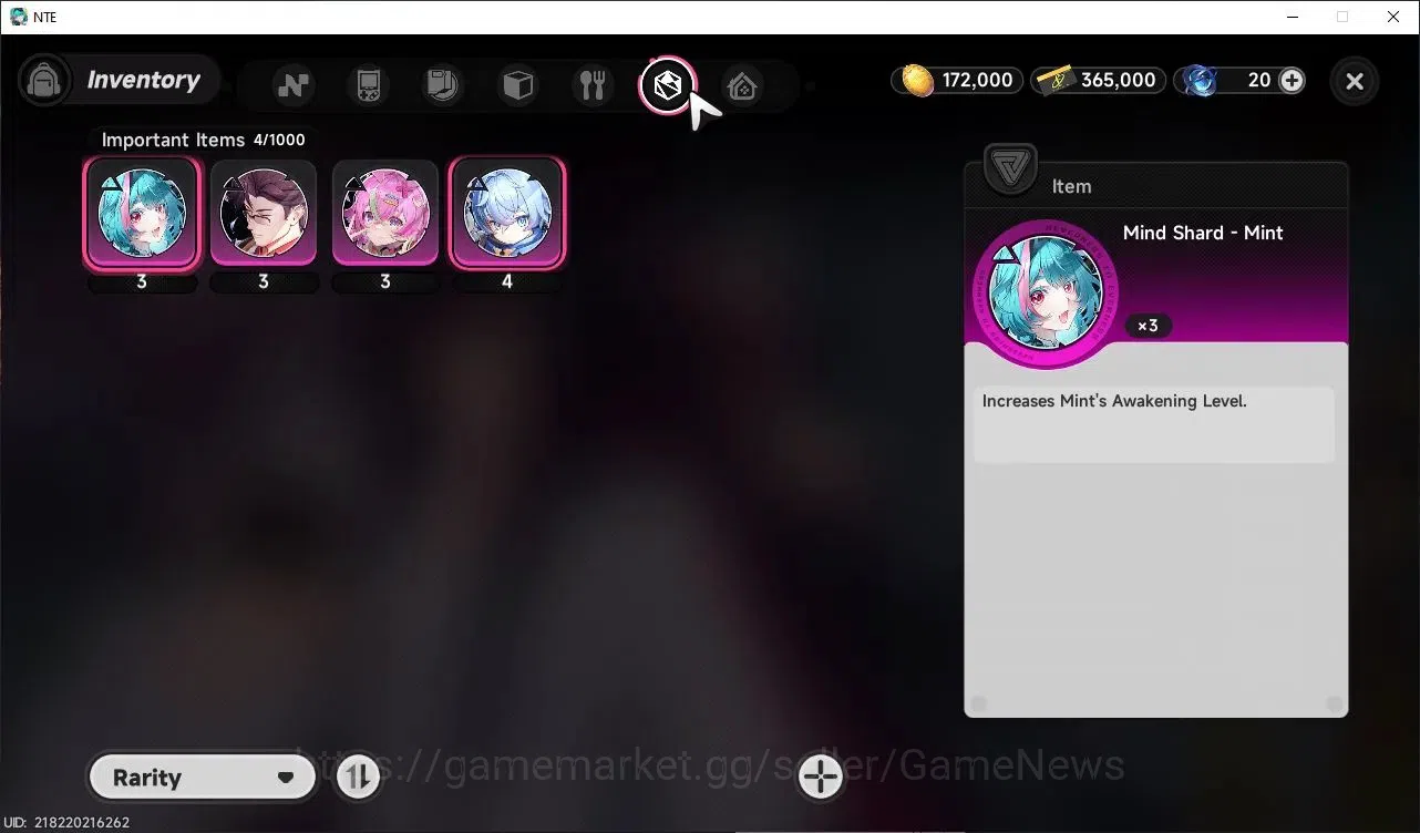Neverness to Everness Accounts Global NA|HL 3|2 S Class|1 Limited (Shinku)+(Jiuyuan)+1 S-Class Selectr Box|Selector ON|Under 10