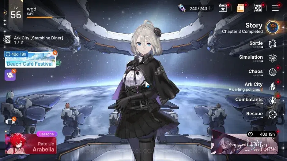 Chaos Zero Nightmare Accounts ASIA Lv 56| 1 SSR 1