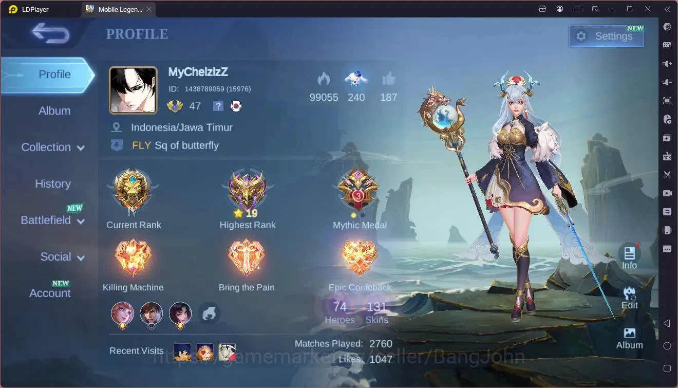 Mobile Legends: Bang Bang Accounts Global|Hero 74|Skin 131|Expert|CC Natalia|Naruto V image 19