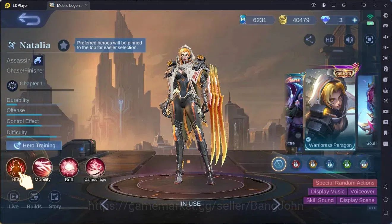 Mobile Legends: Bang Bang Accounts Global|Hero 74|Skin 131|Expert|CC Natalia|Naruto V image 8