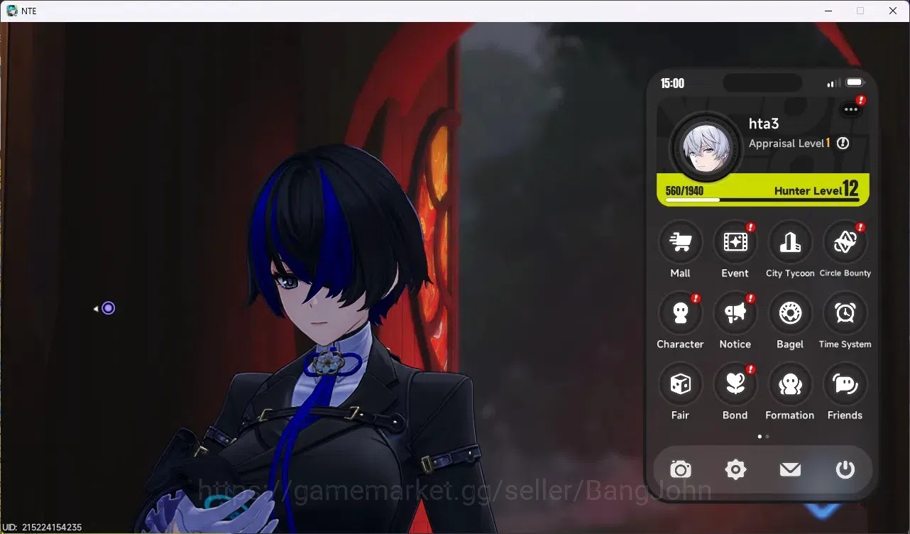 Neverness to Everness Accounts NA | Hunter Lv 12 | 7 S-Class (Lacrimosa Awaken 1) image 1