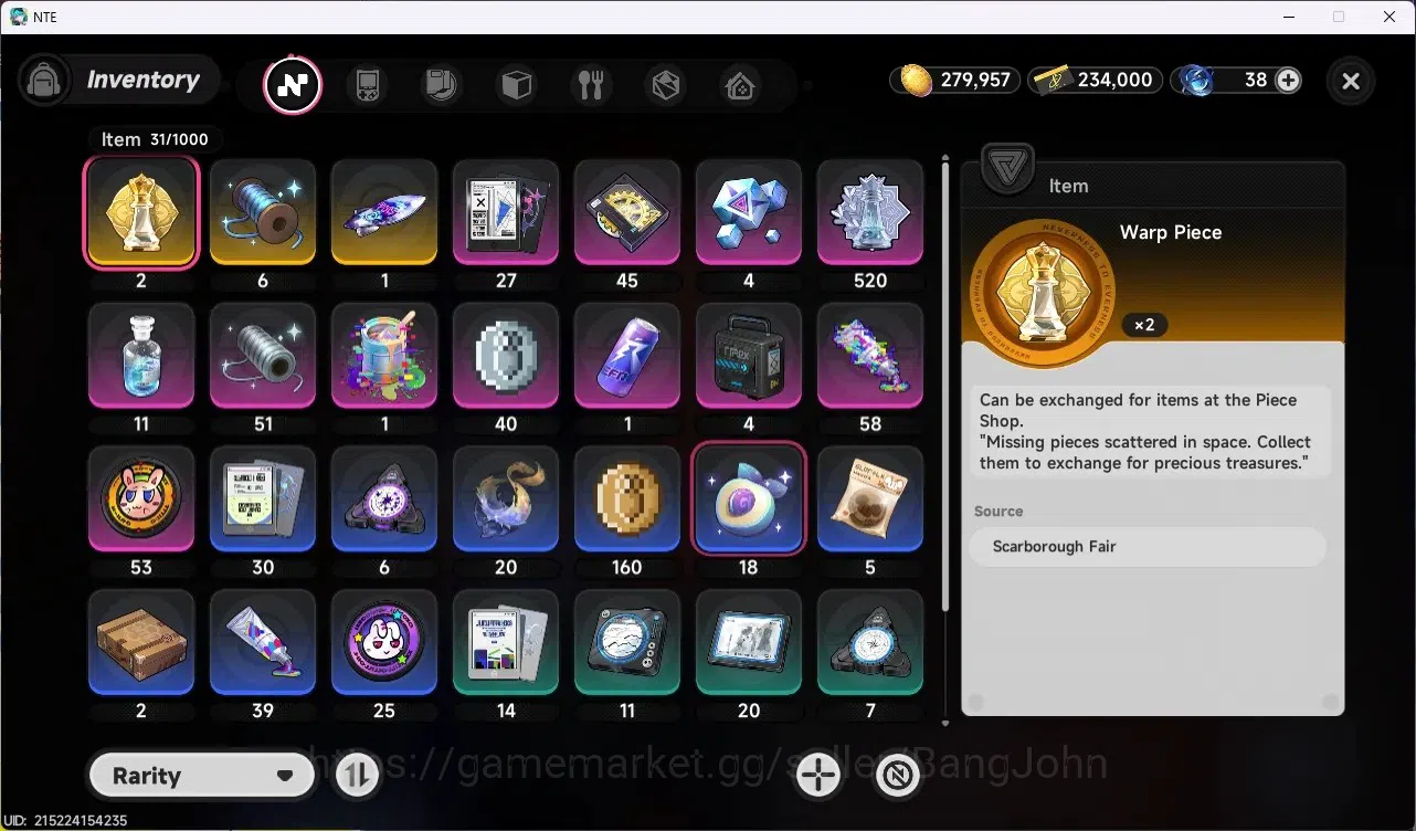 Neverness to Everness Accounts NA | Hunter Lv 12 | 7 S-Class (Lacrimosa Awaken 1) image 8