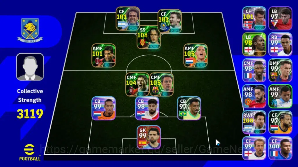 eFootball Accounts Legends & Iconic Players Android|Epic Xavi,Wesley 1