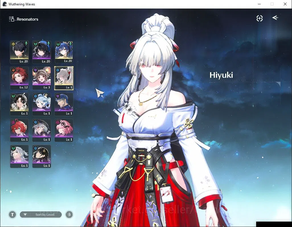 Wuthering Waves Accounts SEA | UL 20 | 2 Limited | Hiyuki, Iuno |Data Bank  image 2