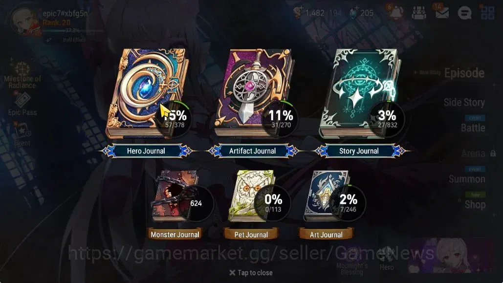 Epic Seven Accounts Global Unverif|New Era|2 ML(Salome,DB Senya)Iseria image 5