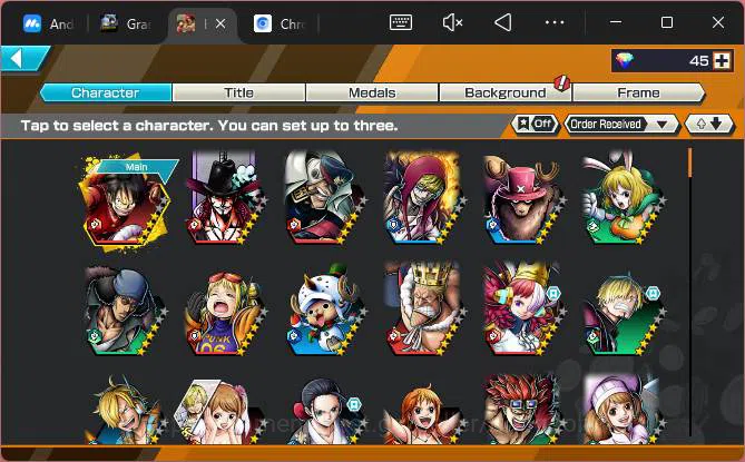 One Piece Bounty Rush Accounts Others GLOBAL| EX 1| PR 9|BP Kuzan,Egghead Zoro+Chopper,FRed Uta,etc|More Detail Check 3