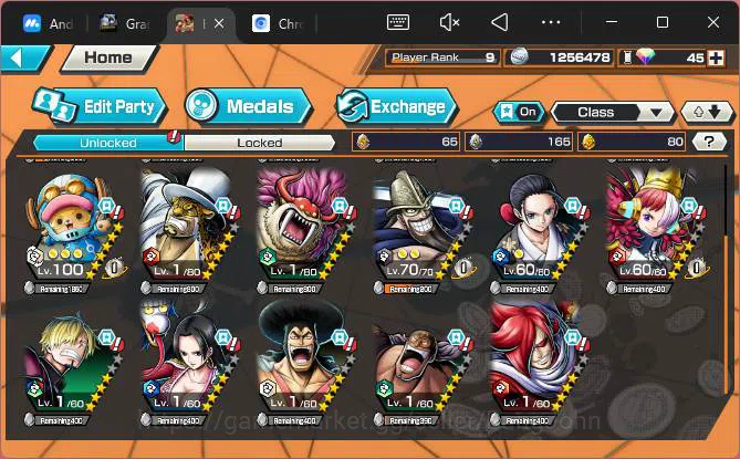 One Piece Bounty Rush Accounts Others GLOBAL| EX 1| PR 9|BP Kuzan,Egghead Zoro+Chopper,FRed Uta,etc|More Detail Check 7
