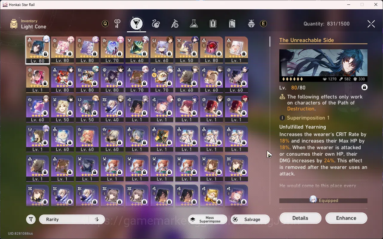 Honkai Star Rail Accounts ASIA | TL 70 | 15 Limit | Rate-Off | 11.6k+ Jades image 5