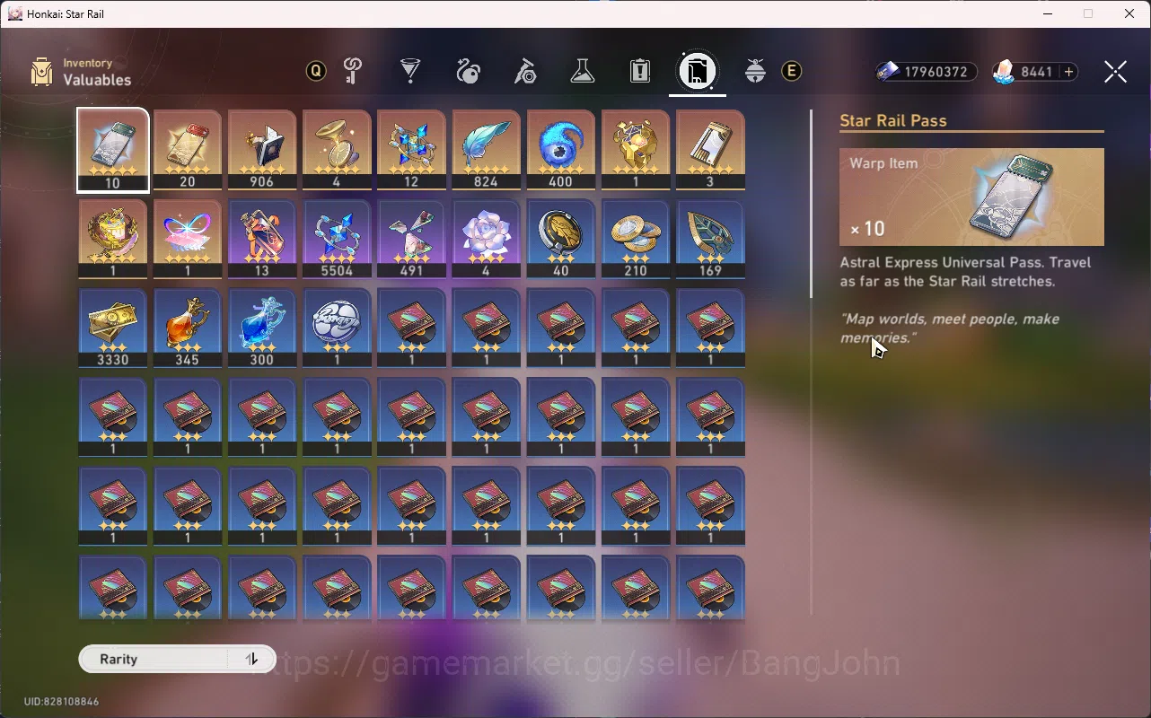 Honkai Star Rail Accounts ASIA | TL 70 | 15 Limit | Rate-Off | 11.6k+ Jades image 6