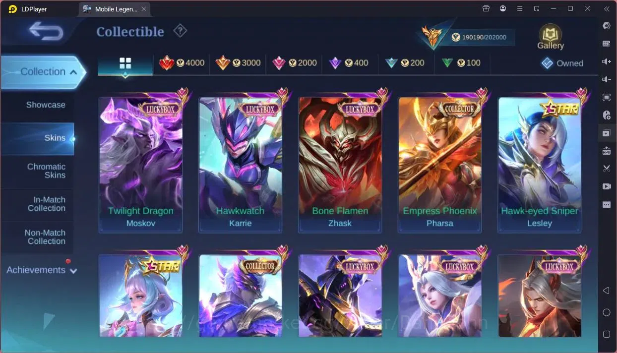 Mobile Legends: Bang Bang Accounts Global|Hero 132|Skin 460|Mega|Legend Franco,Johnso image 12
