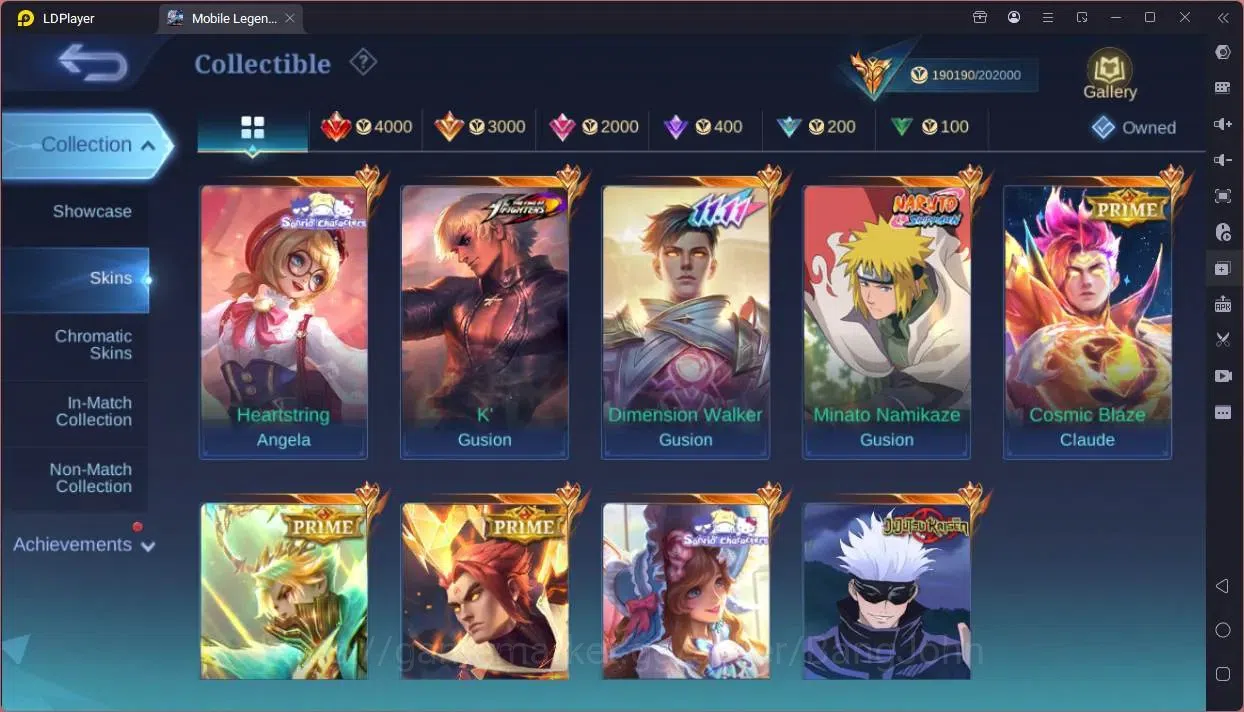 Mobile Legends: Bang Bang Accounts Global|Hero 132|Skin 460|Mega|Legend Franco,Johnso image 9