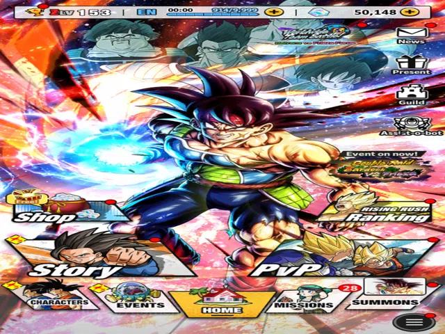 Dragon Ball Legends Accounts 4,9M Total power|LVL 153|50K CC|1LR|Bardock |RA407 image 1