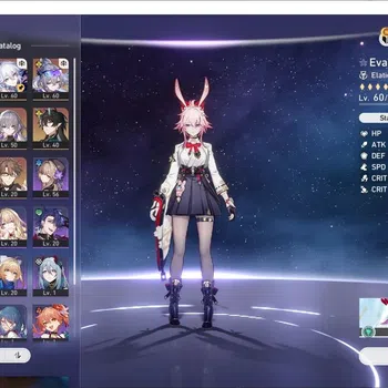 Honkai Star Rail Accounts Mid Game ASIA|TL47|6limit Characters incl Evanescia, Yao Guang, Huohuo, Silver Wolf (all Lv60)|MC