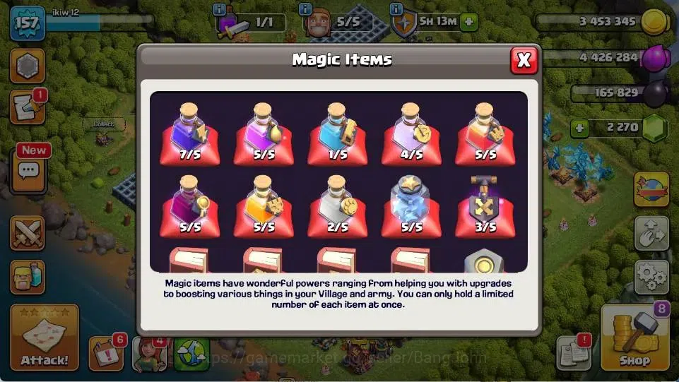 Clash of Clans Accounts Global | TH 14-BH 7 | LVL 157 | AQ 80 ,MP 52 ,GW 5 image 3