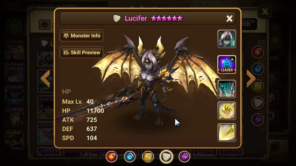 Summoners War: Sky Arena Accounts EU LV 91| 1 LD ( Lucifer )+ 4 Total NB5[ Leo,Liam, image 14