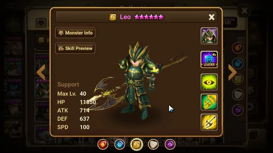 Summoners War: Sky Arena Accounts EU LV 91| 1 LD ( Lucifer )+ 4 Total NB5[ Leo,Liam, image 15