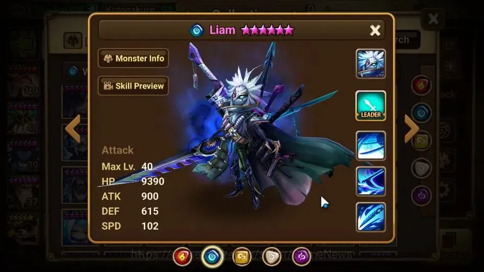 Summoners War: Sky Arena Accounts EU LV 91| 1 LD ( Lucifer )+ 4 Total NB5[ Leo,Liam, image 16