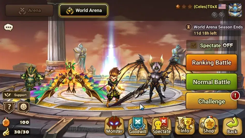Summoners War: Sky Arena Accounts EU LV 91| 1 LD ( Lucifer )+ 4 Total NB5[ Leo,Liam, image 4