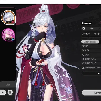 Neverness to Everness Accounts SEA|HL 26|TL 16|2 SSR 1 Limited Zankou+Outfit & Signature|Scarleth Sash Glider|SSR Selector
