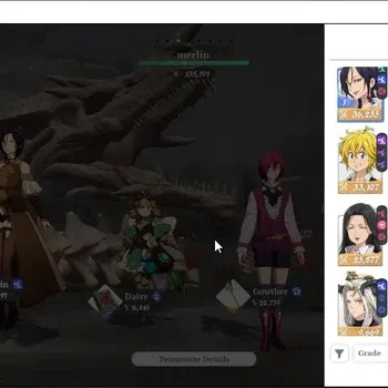 The Seven Deadly Sins: Origin Accounts SEA