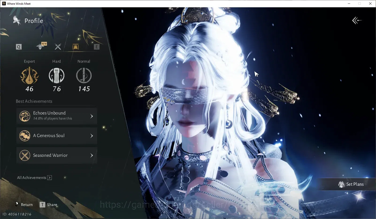 Where Winds Meet Accounts GLOBAL|Lv 95|2 HC Used|30K GS|Abyys C|Moonlight Pa image 4