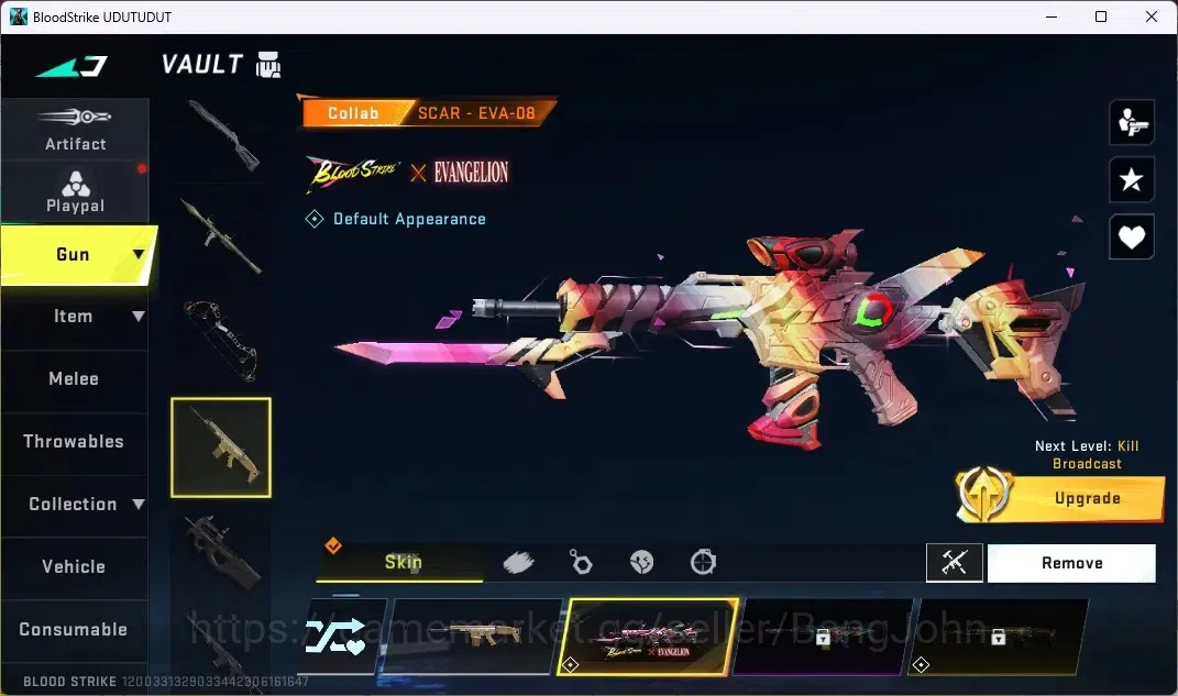 Blood Strike Accounts ASIA | 2 COLLAB EVA Guns|2 COLLAB TR Guns|3 ULTRA image 3