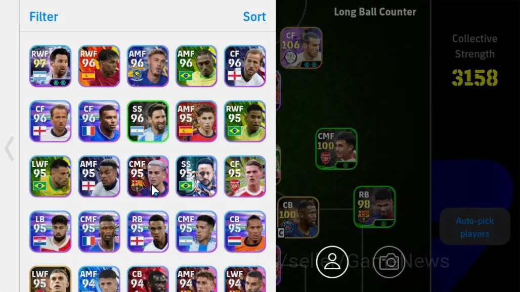 eFootball Accounts Android|Epic Gareth Bale,Steven Gerrard,Didier Dro image 2