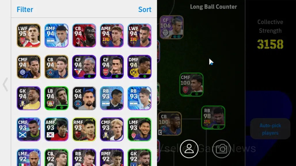 eFootball Accounts Android|Epic Gareth Bale,Steven Gerrard,Didier Dro image 3