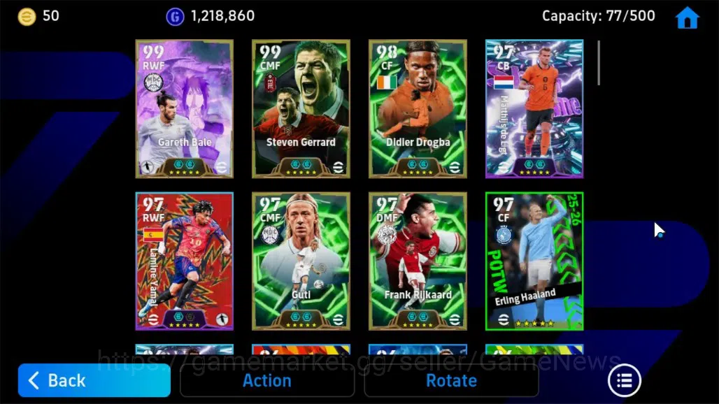 eFootball Accounts Android|Epic Gareth Bale,Steven Gerrard,Didier Dro image 4