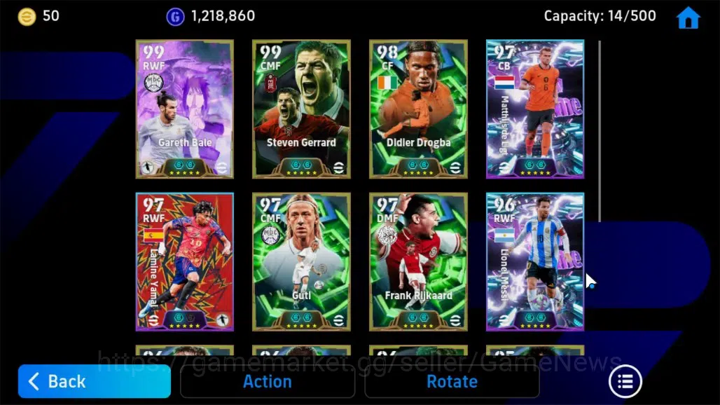 eFootball Accounts Android|Epic Gareth Bale,Steven Gerrard,Didier Dro image 6