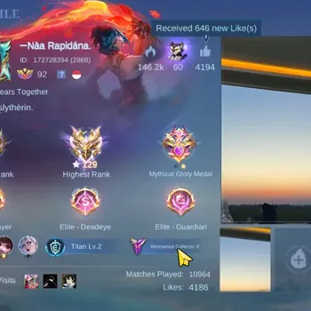 Mobile Legends: Bang Bang Accounts Collector Hero 133|Skin 303|HighImmo 129|Renowned|Prime Granger,Collector Natalia,KOF