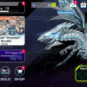 Yu-Gi-Oh! Master Duel Accounts Mid-Level Android|Lv 18|20 Decks|Dracotail,Radiant,Sky Striker,VSK9,Yummys,Etc|Ranked
