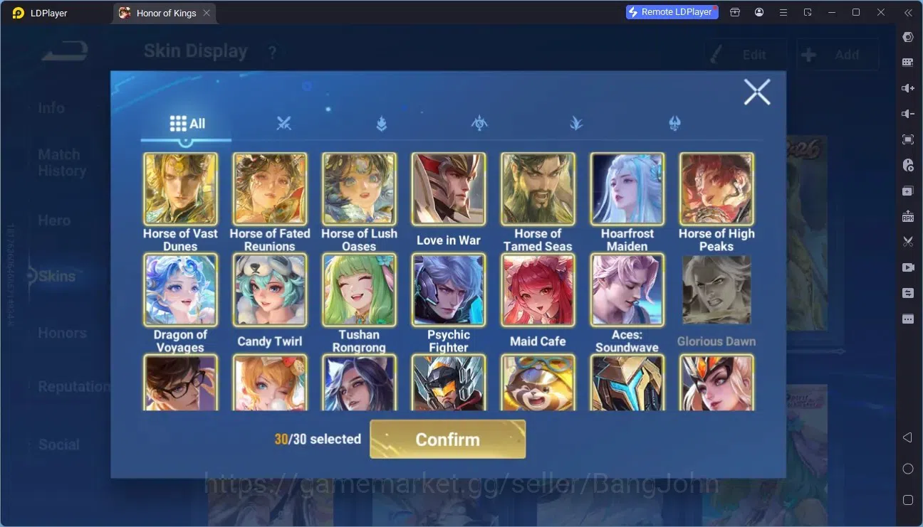Honor of Kings Accounts Global | 99H 72S |5 LNY SKIN, Diao Chan, Di Renjie image 15