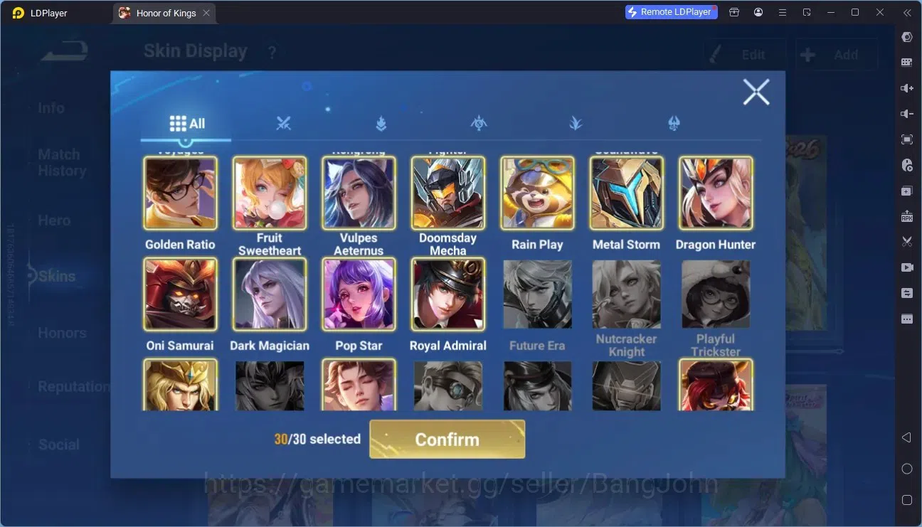 Honor of Kings Accounts Global | 99H 72S |5 LNY SKIN, Diao Chan, Di Renjie image 16