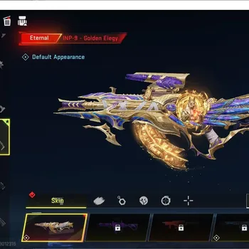 Blood Strike Accounts Collab Skin ASIA|1 ETERNAL: INP-9 Golden Elegy|1 Collab: M4A1 AOT|Check SS|LogNetEase(BS767Z)
