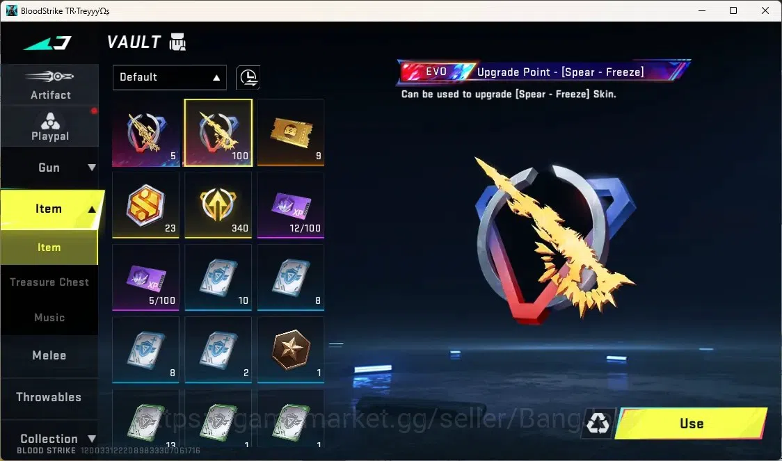 Blood Strike Accounts ASIA | 1 EVO: Spear-Freeze|3 Eternal Guns|2 Eterna image 13