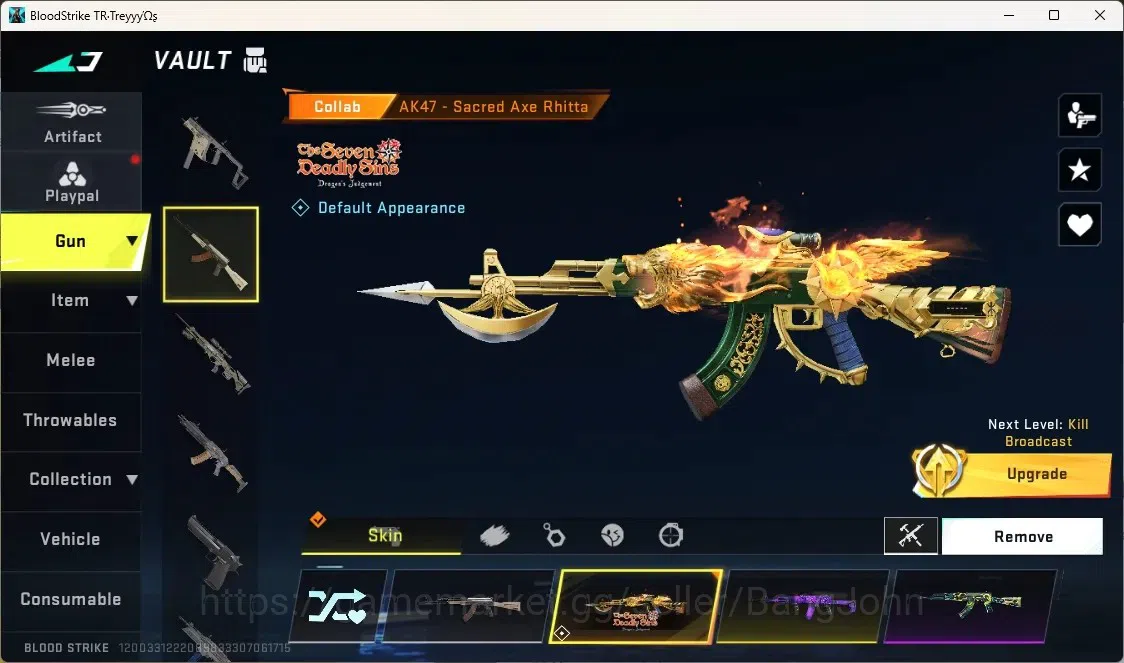 Blood Strike Accounts ASIA | 1 EVO: Spear-Freeze|3 Eternal Guns|2 Eterna image 2