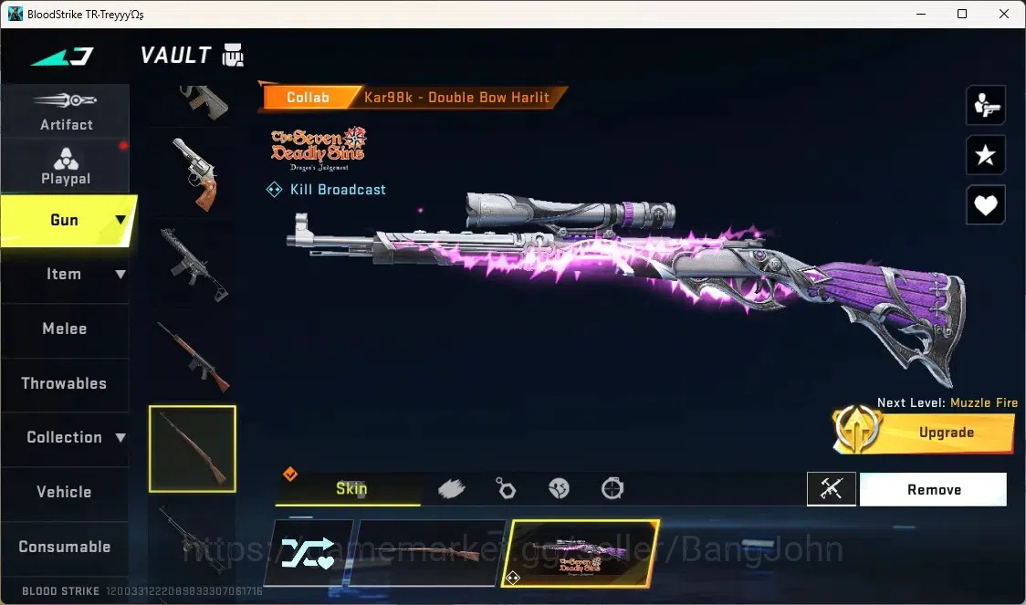 Blood Strike Accounts ASIA | 1 EVO: Spear-Freeze|3 Eternal Guns|2 Eterna image 6