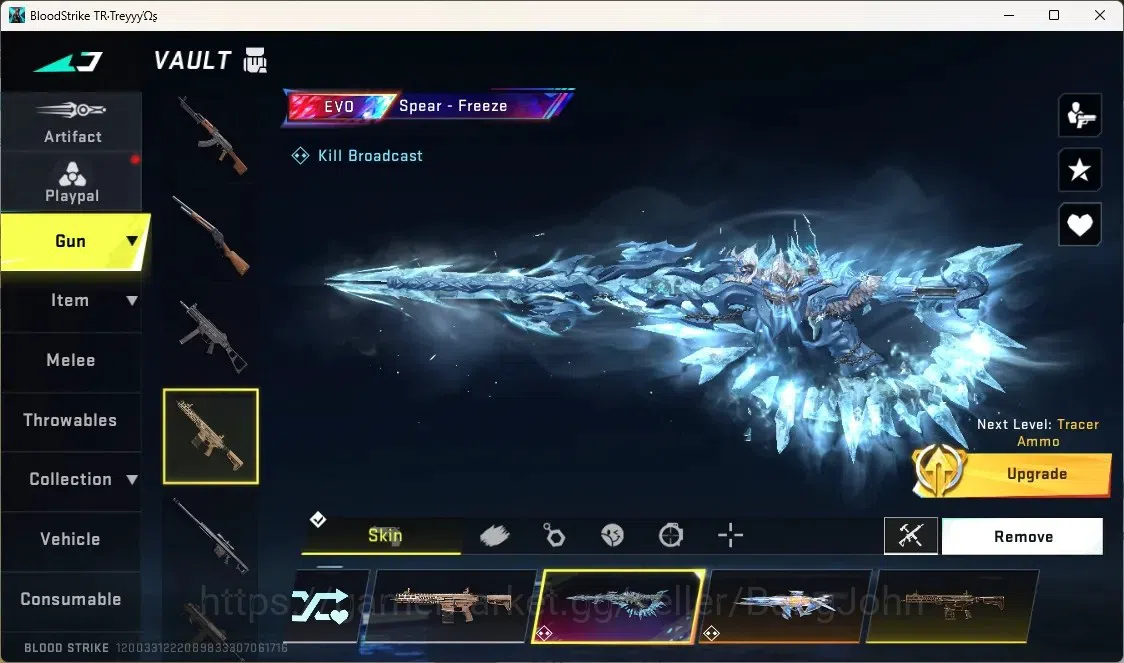 Blood Strike Accounts ASIA | 1 EVO: Spear-Freeze|3 Eternal Guns|2 Eterna image 9