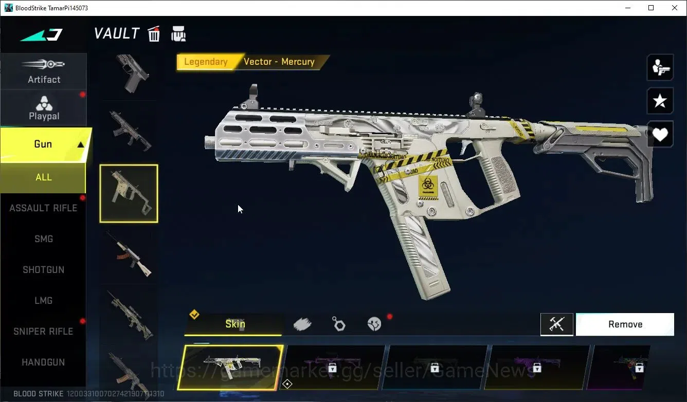 Blood Strike Accounts Rare Skin Asia|Ultra Meele Talon Knife-Scythe|5 Legendary(M4A1,MP5,Vector,URB,SVD)|Log NetEase|Take 6