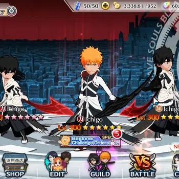 Bleach: Brave Souls Accounts High-End GLOBAL END GAME 1,4M BP+60k ORB|Lv300(DT Ichigo,2 New Ichigo,TYBW25 Yukio,Riruka,10th