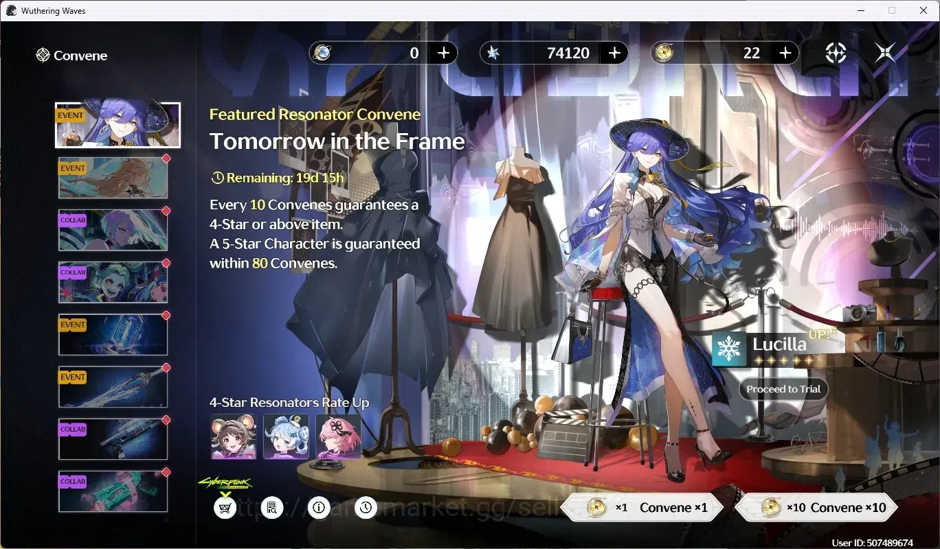 Wuthering Waves Accounts NA|UL 49|2 Char 5*[Rebecca&Verina]|Akun Ready Gach image 3