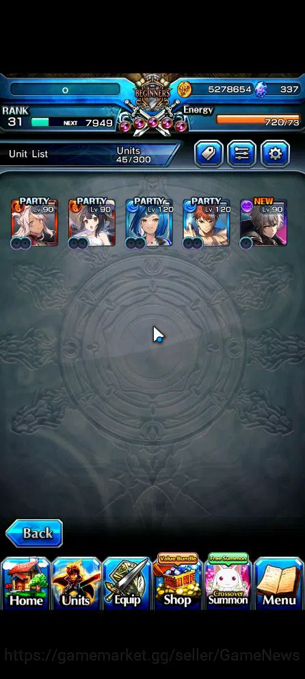 Grand Summoners Accounts Global|Rank 31|5 Ascend| Emiya+TW,Summer Miyu,Chlo image 2